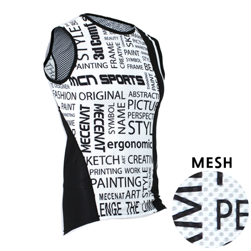 Mcn [MTM-KMESH-PAPER]페이퍼 K-매쉬 민소매 이너웨어